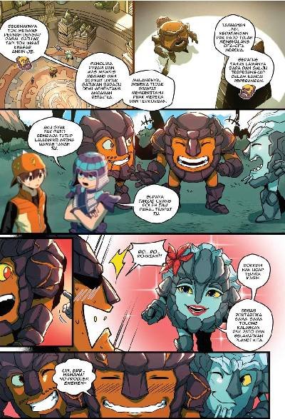 Komik Boboiboy Galaxy Kilat Dan Gurut!