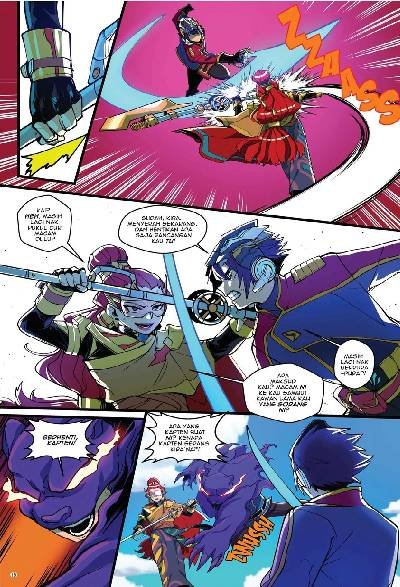 Komik Boboiboy Galaxy Dalam Buruan