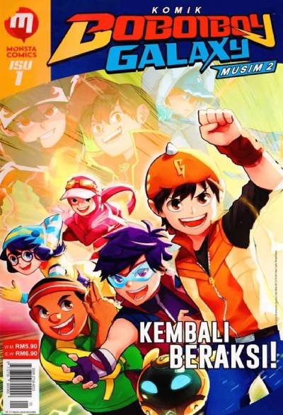 Komik Boboiboy Galaxy Kembali Beraksi