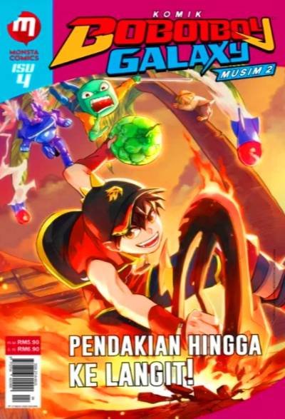 Komik Boboiboy Galaxy Pendakian Hingga ke Langit!