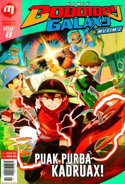 Komik Boboiboy Galaxy PUAK PURBA KADRUAX!