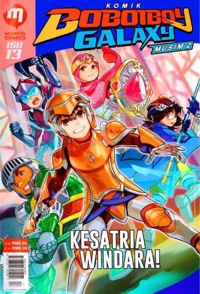 Komik Boboiboy Galaxy Kesatria Windara!