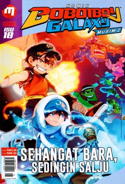 Komik Boboiboy Galaxy Sehangat Bara, Sedingin Salju