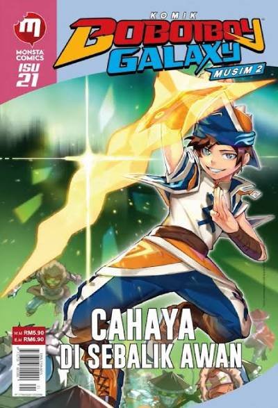 Komik Boboiboy Galaxy Cahaya Di Sebalik Awan