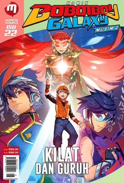 Komik Boboiboy Galaxy Kilat Dan Gurut!