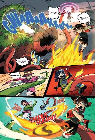 Komik Boboiboy Galaxy Panduan Dua Kuasa!