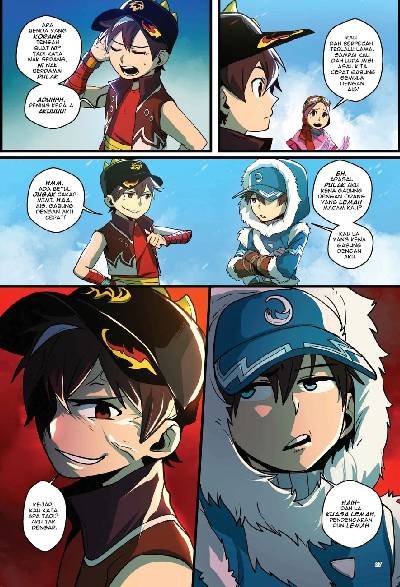 Komik Boboiboy Galaxy Kuasa Tanpa Batasan