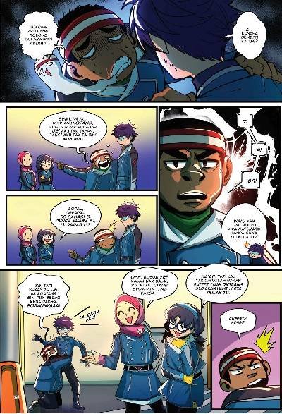 Komik Boboiboy Galaxy Kilat Dan Gurut!