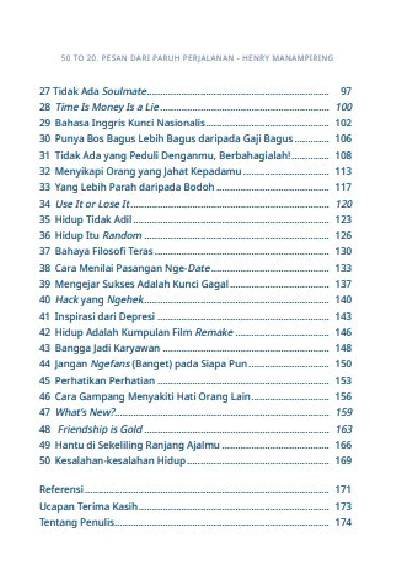 50 to 20: Pesan dari Paruh Perjalanan