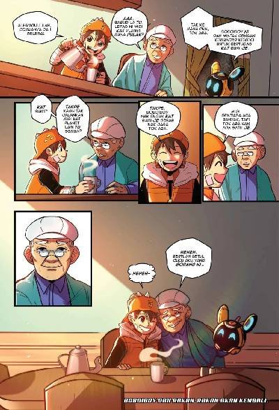 Komik Boboiboy Galaxy Di Bawah Langit Yang Sama