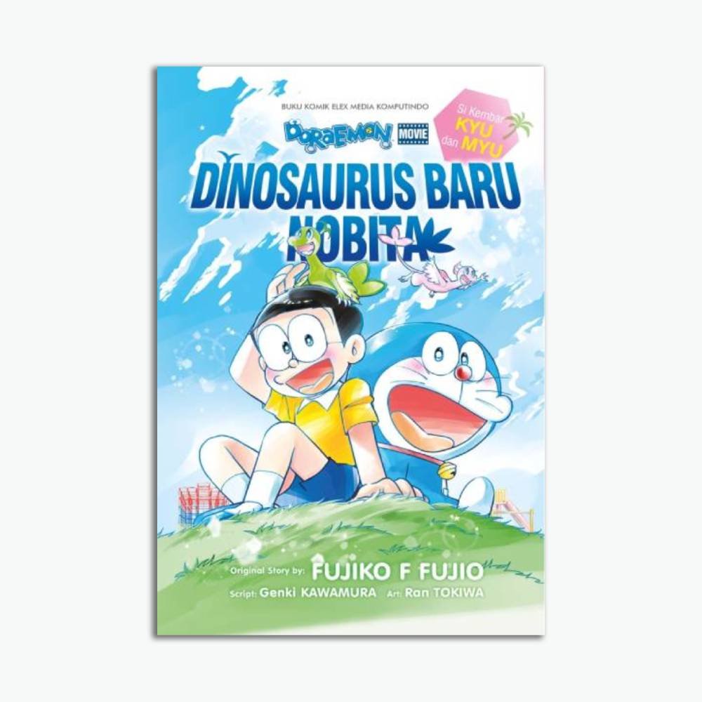 Komik Dinosaurus Baru Nobita Si Kembar Kyu dan Myu