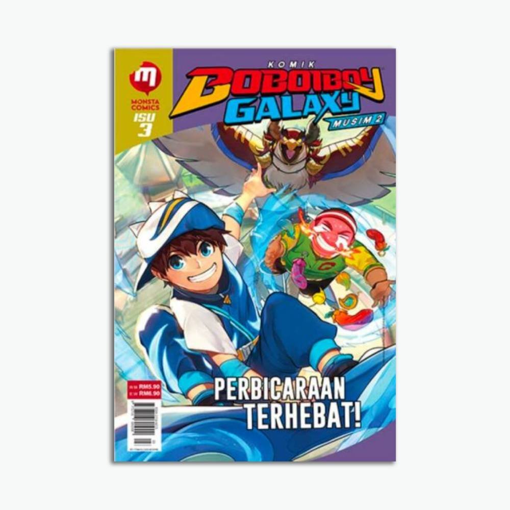 Komik Boboiboy Galaxy Pembicaraan Terhebat