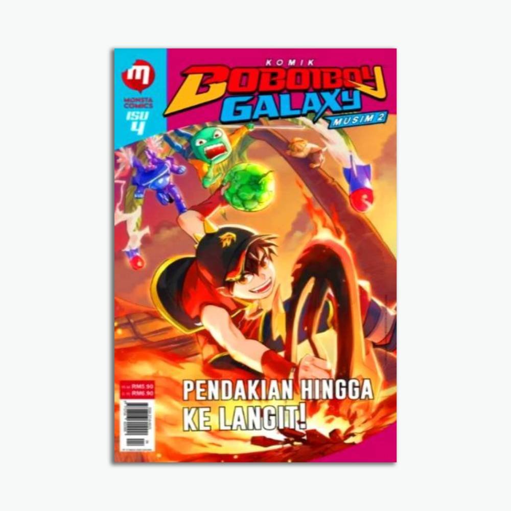 Komik Boboiboy Galaxy Pendakian Hingga ke Langit!