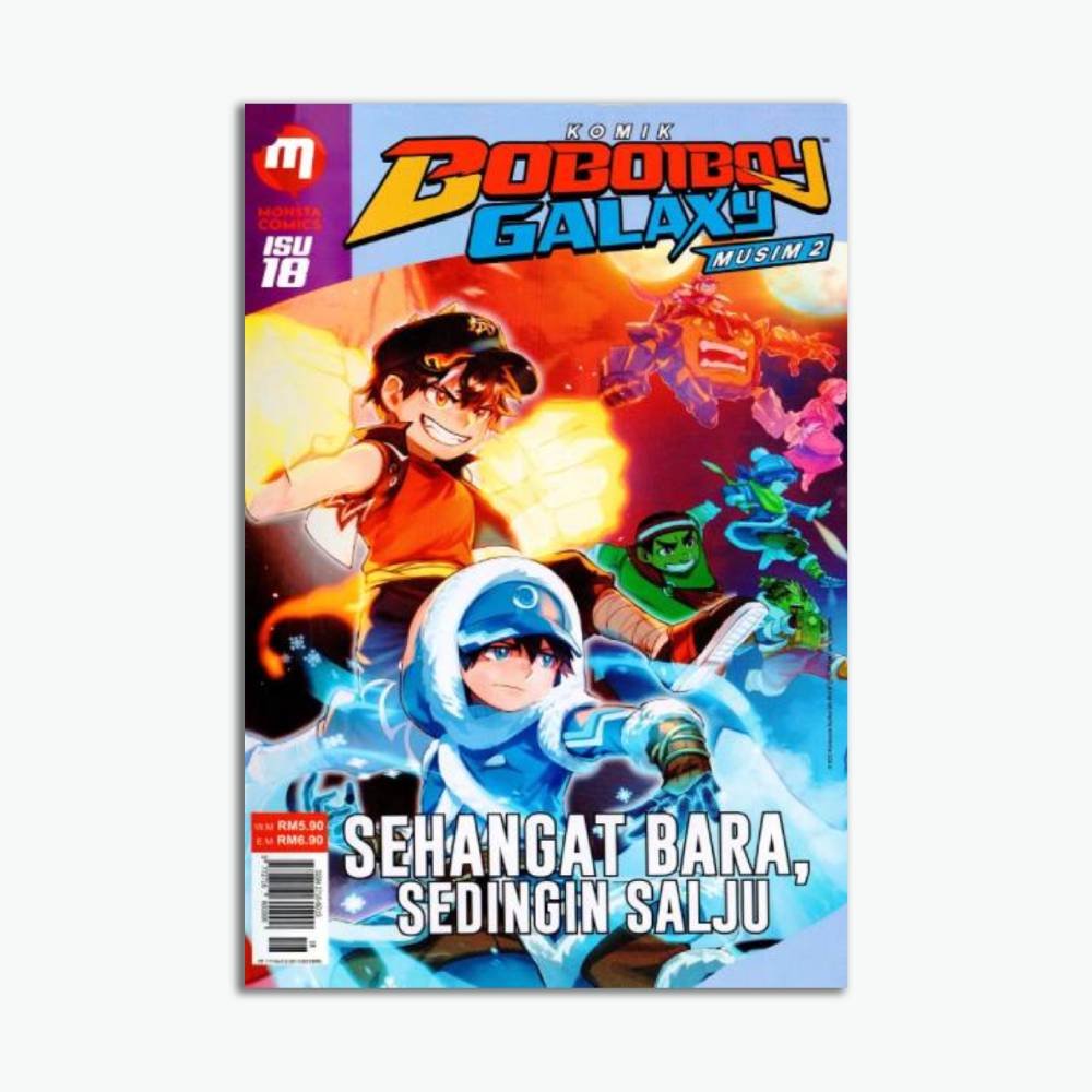 Komik Boboiboy Galaxy Sehangat Bara, Sedingin Salju