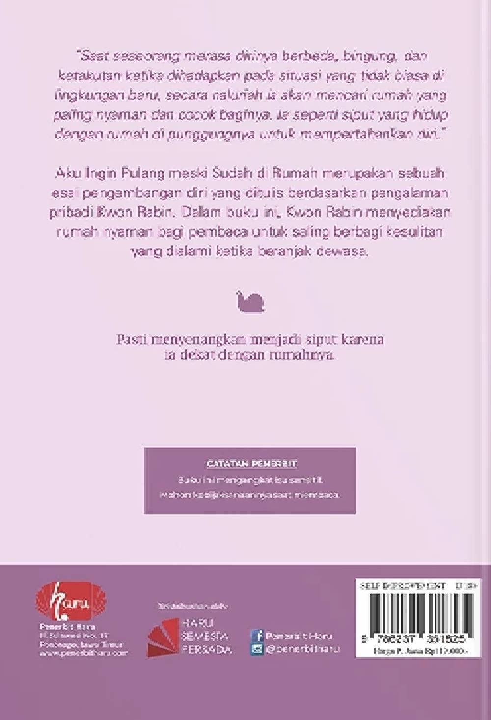 Aku Ingin Pulang meski Sudah di Rumah