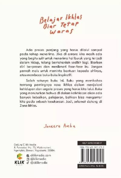 Belajar Ikhlas Biar Tetap Waras