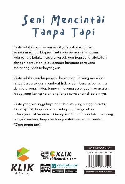 Seni Mencintai Tanpa Tapi