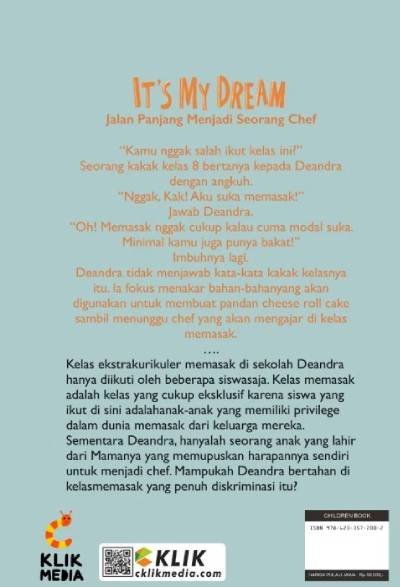 Novel It's My Dream Jalan Panjang Menjadi Seorang Chef