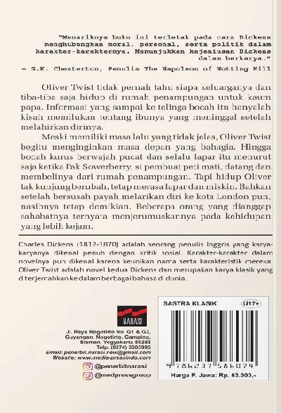 Novel Oliver Twist