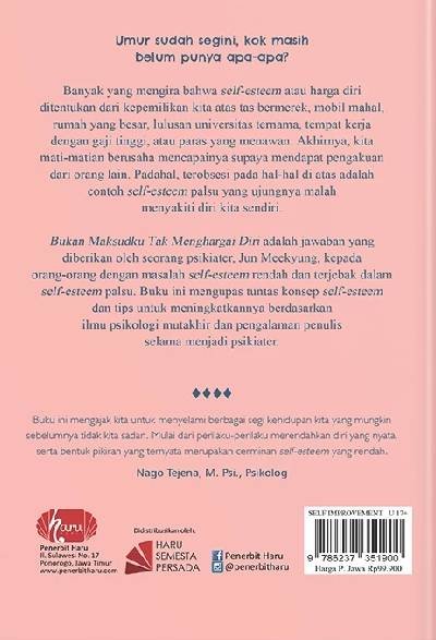 Bukan Maksudku Tak Menghargai Diri