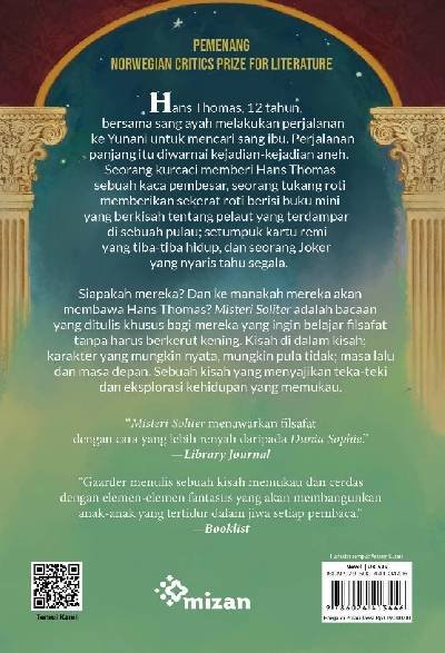 Novel Misteri Soliter: Filsafat Dalam Setumpuk Kartu Remi