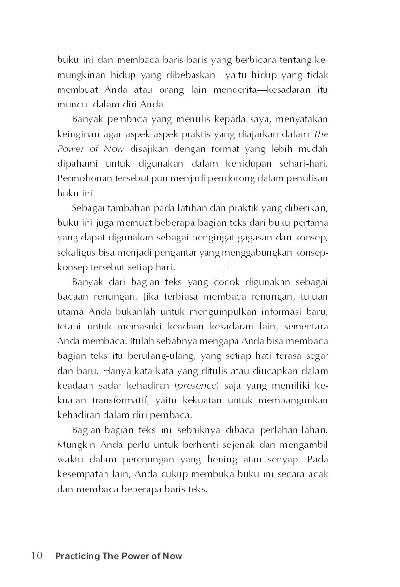 Practicing The Power Of Now: Pedoman Menuju Pencerahan Spiritual
