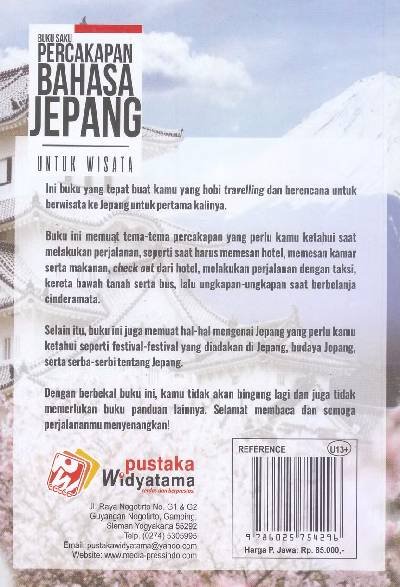 Saku Percakapan Bahasa Jepang Untuk Wisata