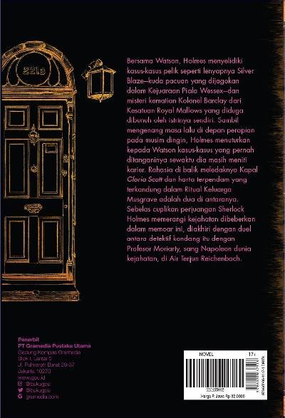 Novel Memoar Sherlock Holmes