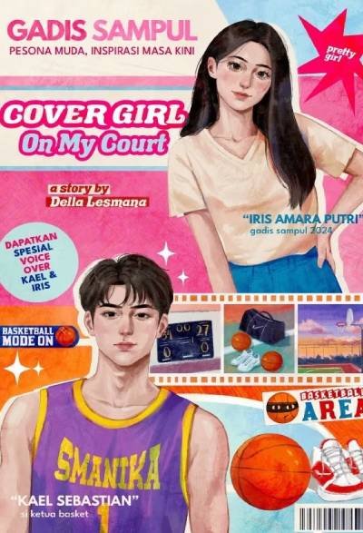 Novel Cover Girl on My Court