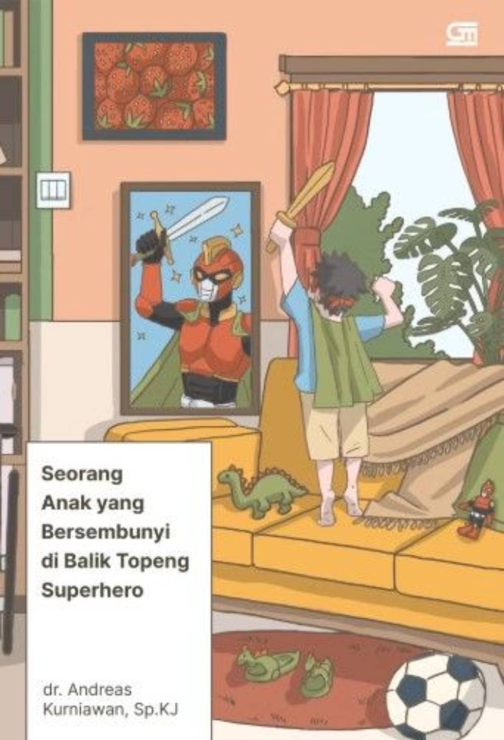 Seorang Anak yang Bersembunyi di Balik Topeng Superhero