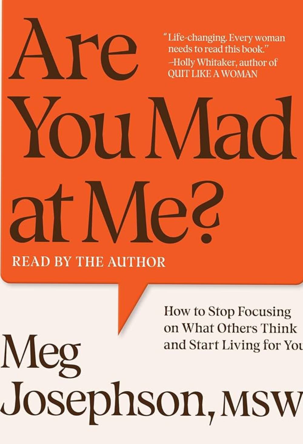 Are You Mad at Me?
